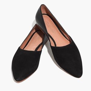 The Lizbeth Flat in Leather and Suede
